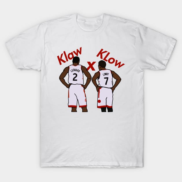 Kawhi Leonard and Kyle Lowry KLAW x KLOW NBA Toronto Raptors